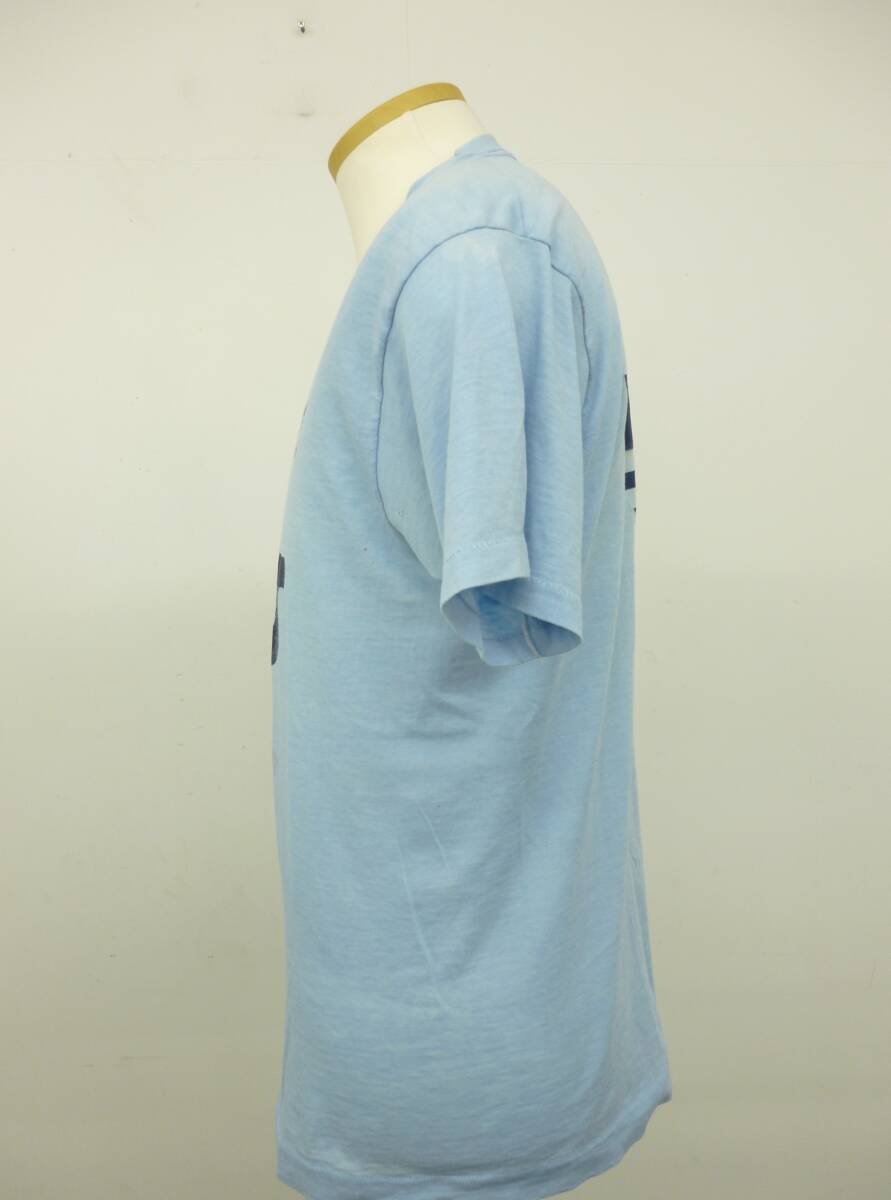 adidas　半袖　Tシャツ　オリジナル　ブルー　夏　メンズ　Y-261あ_画像4