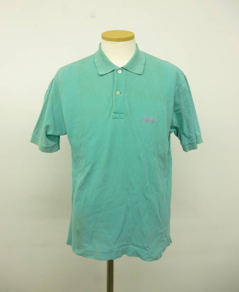 UNITED COLORS OF BENETTON polo-shirt with short sleeves . one Point green S summer men's Y-230.