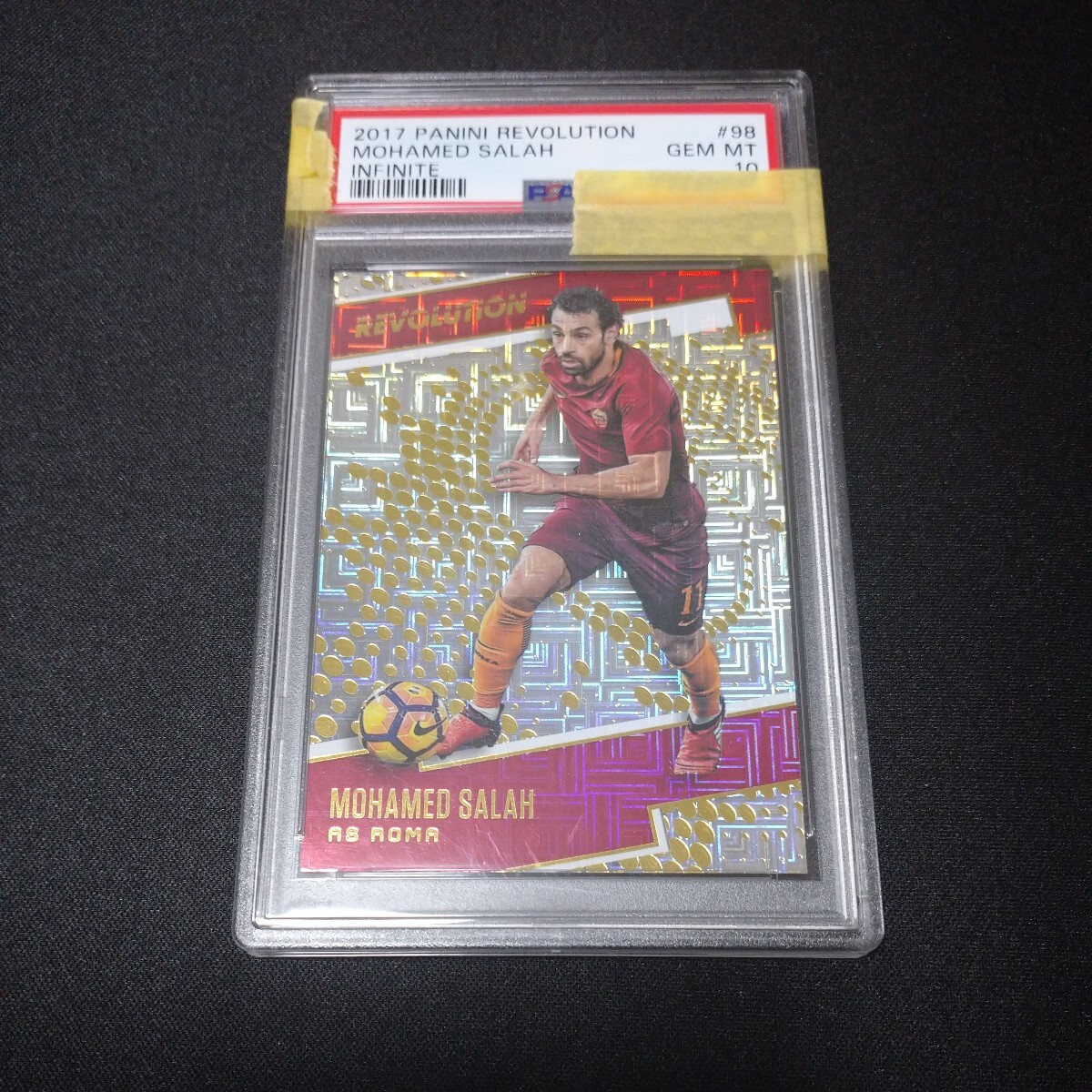 その他 PSA10 2017 Panini Revolution Mohamed Salah Infinite