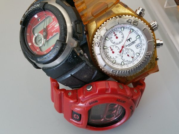 0203S2　腕時計　ユニセックス　ジャンク品　部品取り　CASIO カシオ G-SHOCK　Body Maxなど　おまとめ_画像4