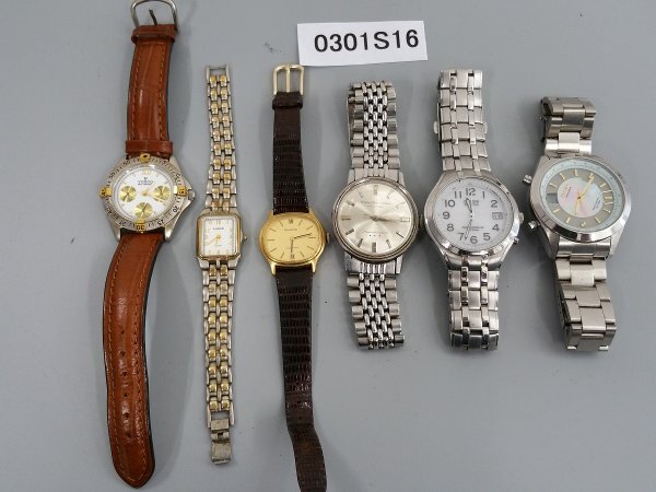 0301S16　時計　腕時計　ジャンク品　おまとめ　BULOVA　Lombardi　シチズン など_画像1