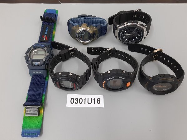 0301U16　時計　腕時計　ジャンク品　おまとめ　CASIO G-SHOCK　Baby‐G_画像1