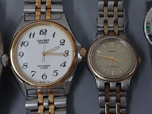 0304U39　時計　腕時計　ジャンク品　おまとめ　CASIO　CITIZEN　ORIENT　など_画像2