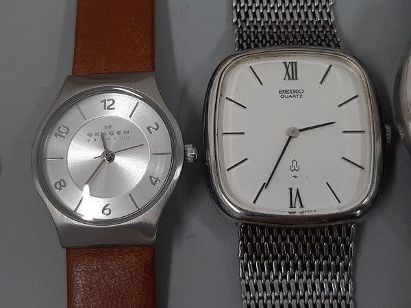 0304U103 時計 腕時計 ジャンク品 おまとめ SEIKO CITIZEN SKAGEN RENOMA THECLOCKHOUSEの画像2