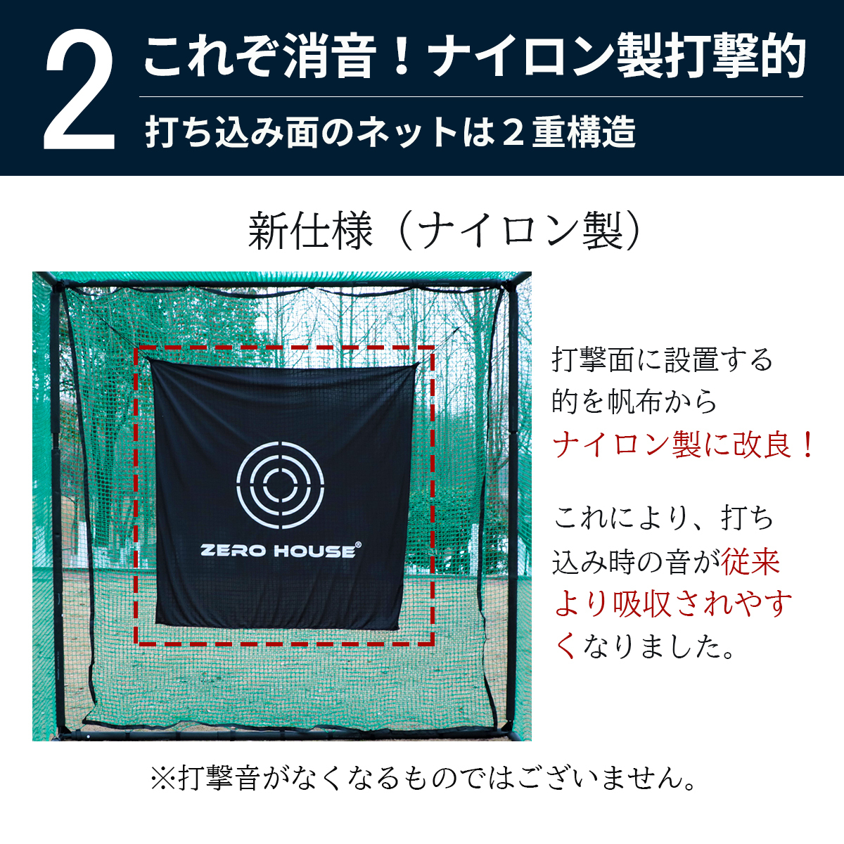 ゴルフ練習ネット 2.5M×2.5M×2.5M 大型 折りたたみ ゴルフ練習用ネット ゴルフ用ネット ゴルフ練習 練習用ネット ゴルフ 緩衝材なし　2_画像3