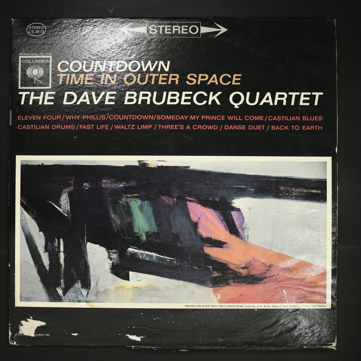【US盤LP】Dave Brubeck Quartet/Countdown: Time In Outer Space(並下品,良盤,STEREO,1962)の画像1