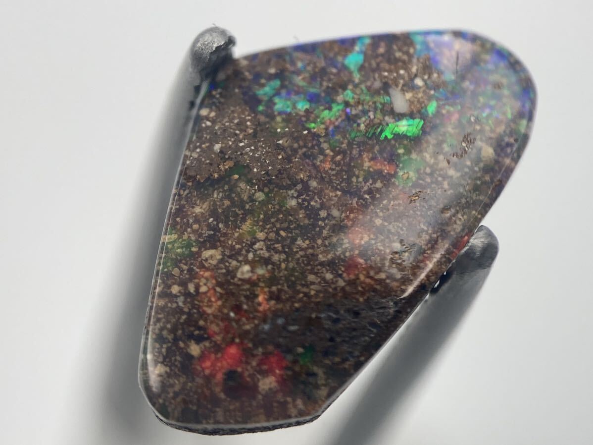 【100円スタート!!】天然ボルダーオパール 2.64ct ルース 宝石 boulder opal loose gem stone Y04_画像4