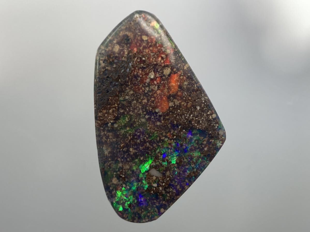 【100円スタート!!】天然ボルダーオパール 2.64ct ルース 宝石 boulder opal loose gem stone Y04_画像1