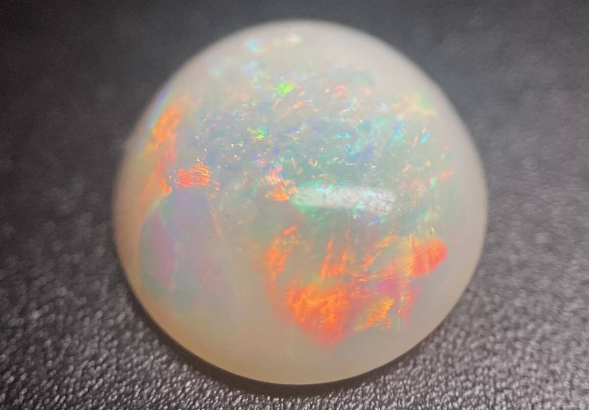 【100円スタート!!】天然ホワイトオパール 3.60ct ルース 裸石 オーストラリア産 宝石 white opal loose australia gem stone Y05_画像2