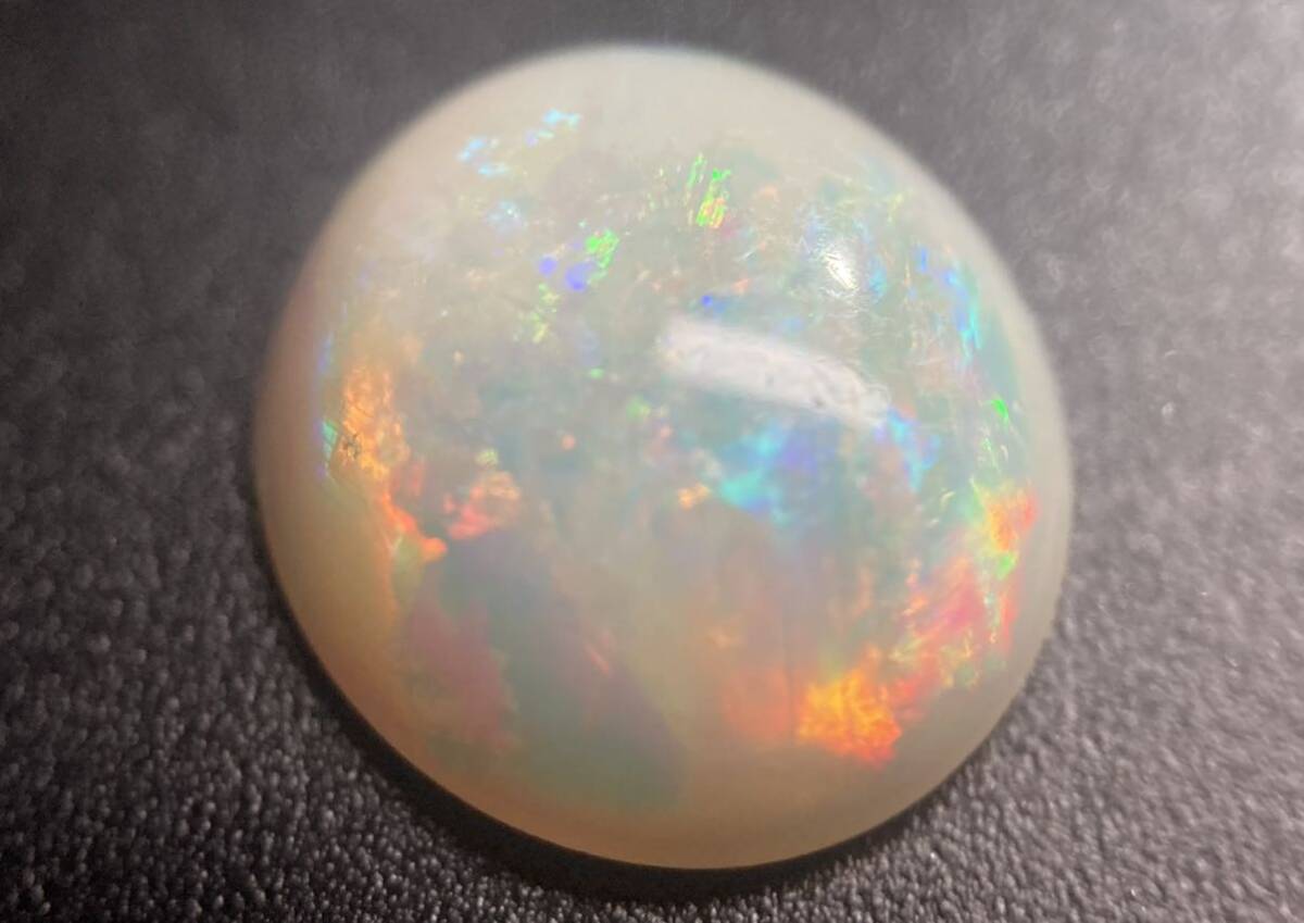 【100円スタート!!】天然ホワイトオパール 3.60ct ルース 裸石 オーストラリア産 宝石 white opal loose australia gem stone Y05_画像3