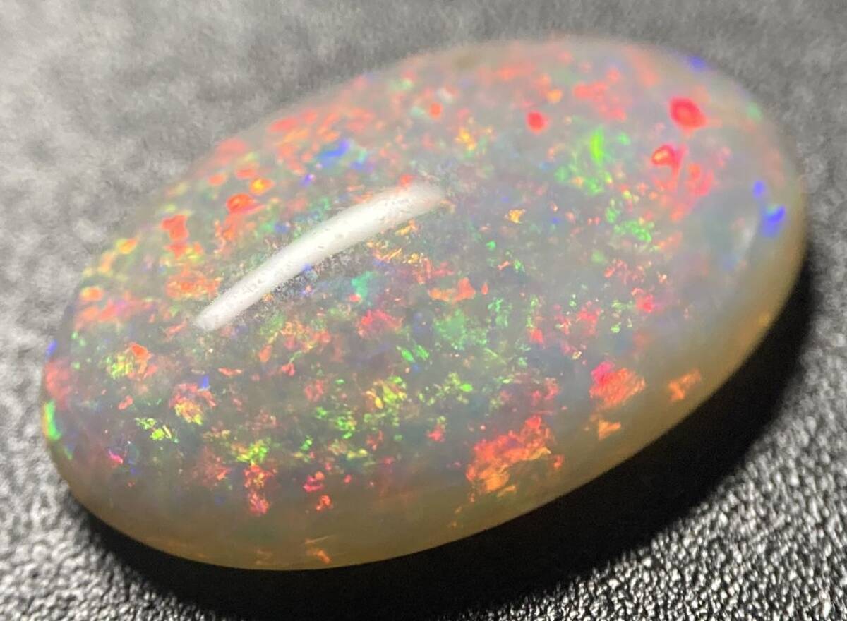 【100円スタート!!】天然ホワイトオパール 2.33ct ルース 裸石 オーストラリア産 宝石 white opal loose australia gem stone Y03_画像1