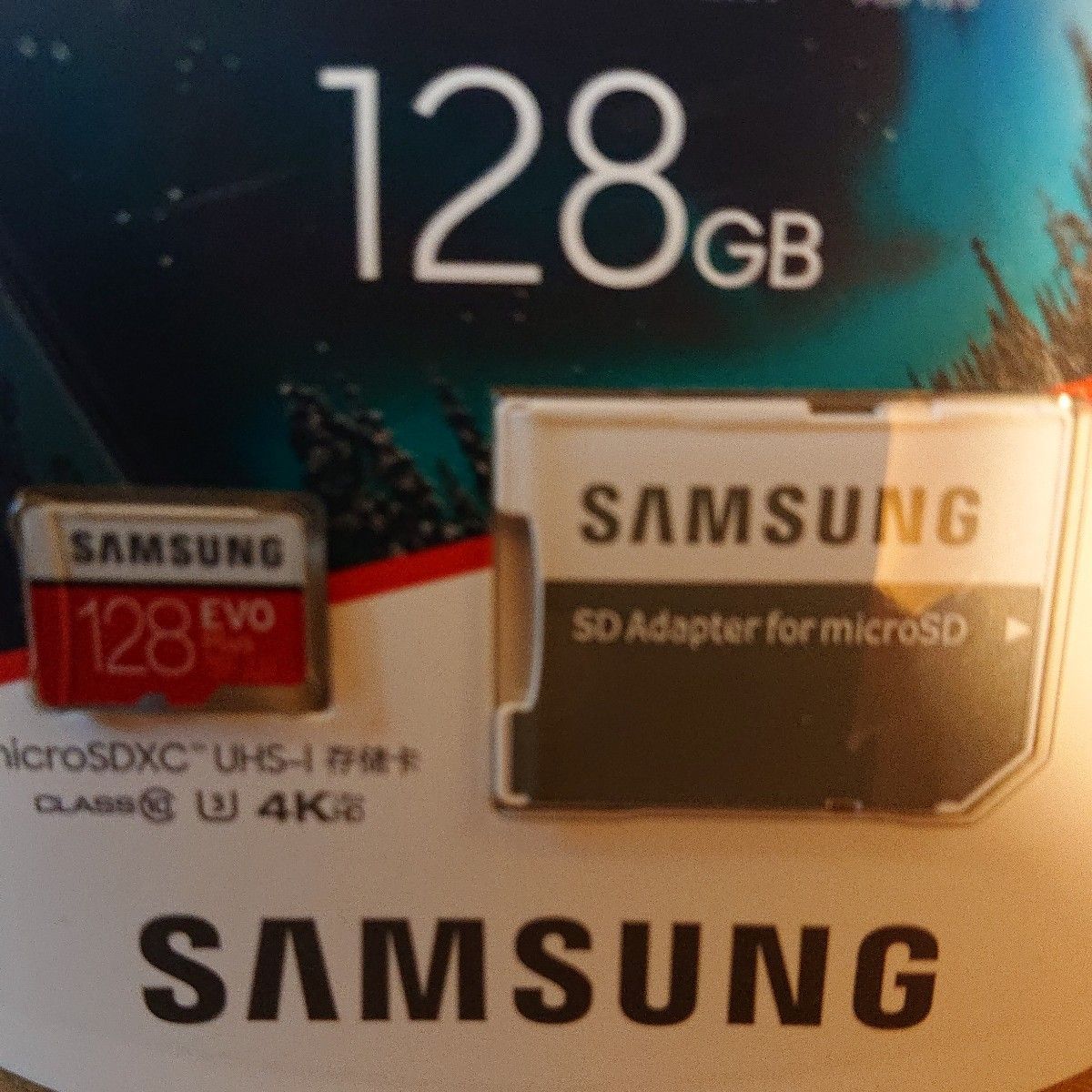 SAMSUNG microSDカード SDアダプター付  SDXC 未開封  未使用品 並行輸入品  サムスン  128GB