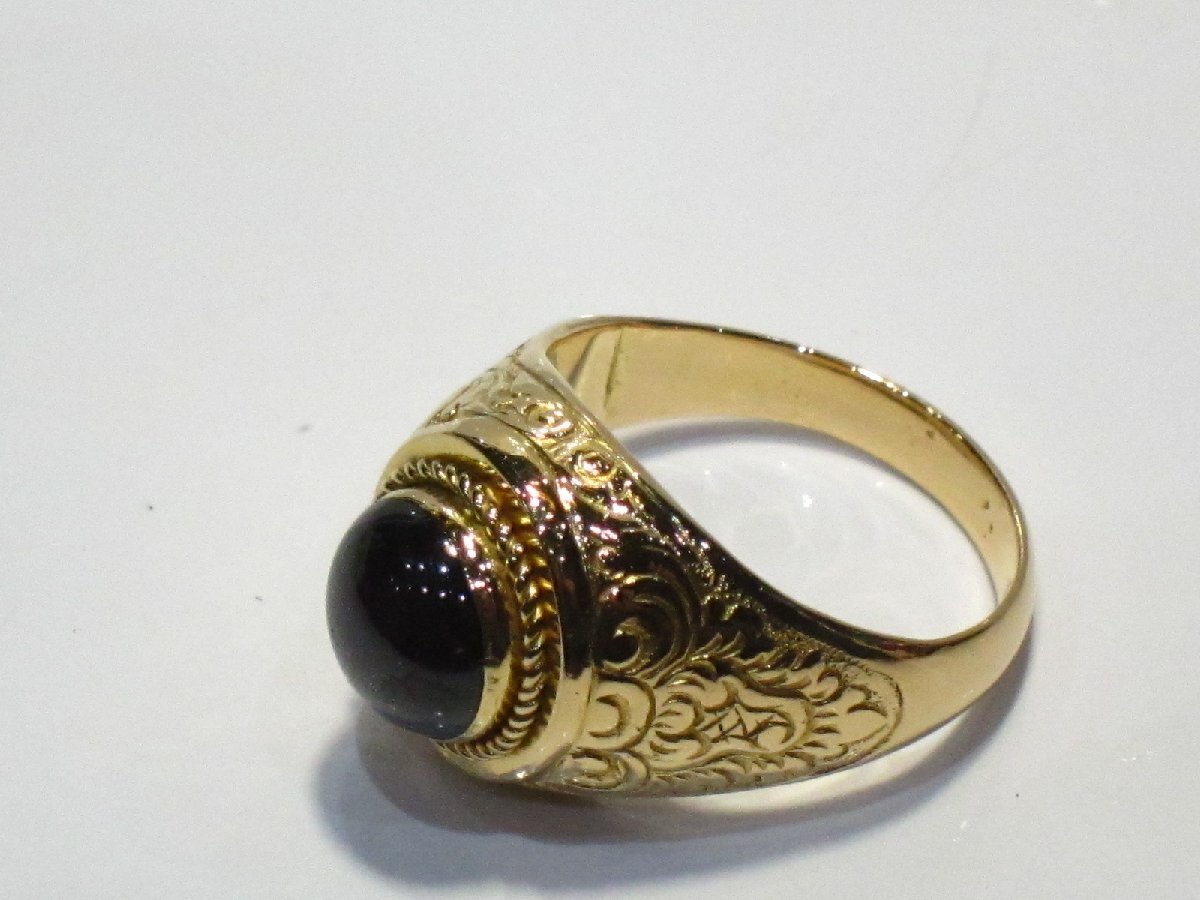 * rare goods ( rare )# special price goods # ring # color stone #22K#10.8g#18 number # secondhand goods *