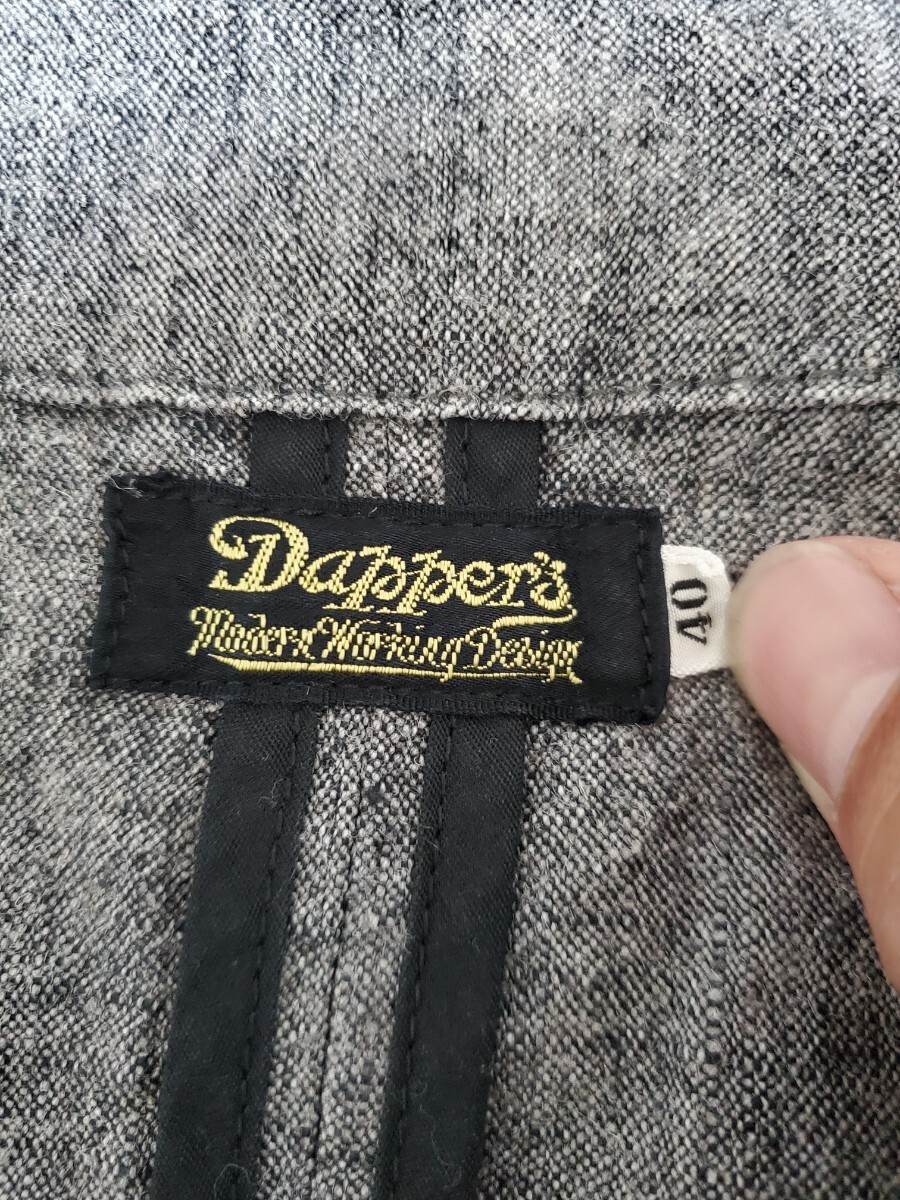 Dapper's ダッパーズ ベスト 40 グレー /アメカジ ウエアハウス フリーホイーラーズ クッシュマン など_画像5