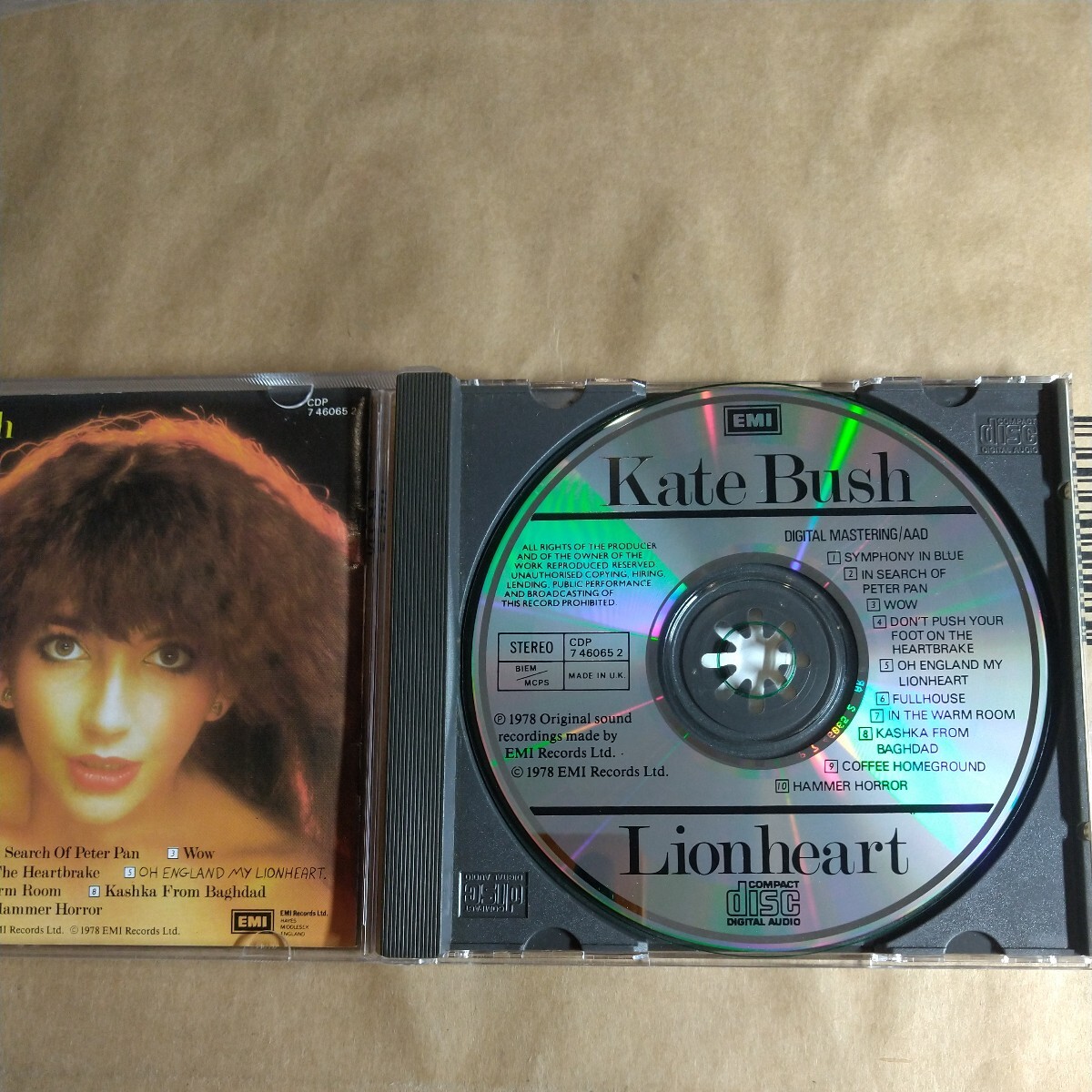 Kate Bush「lionheart」欧CD 3rd album★★ケイトブッシュ_画像3