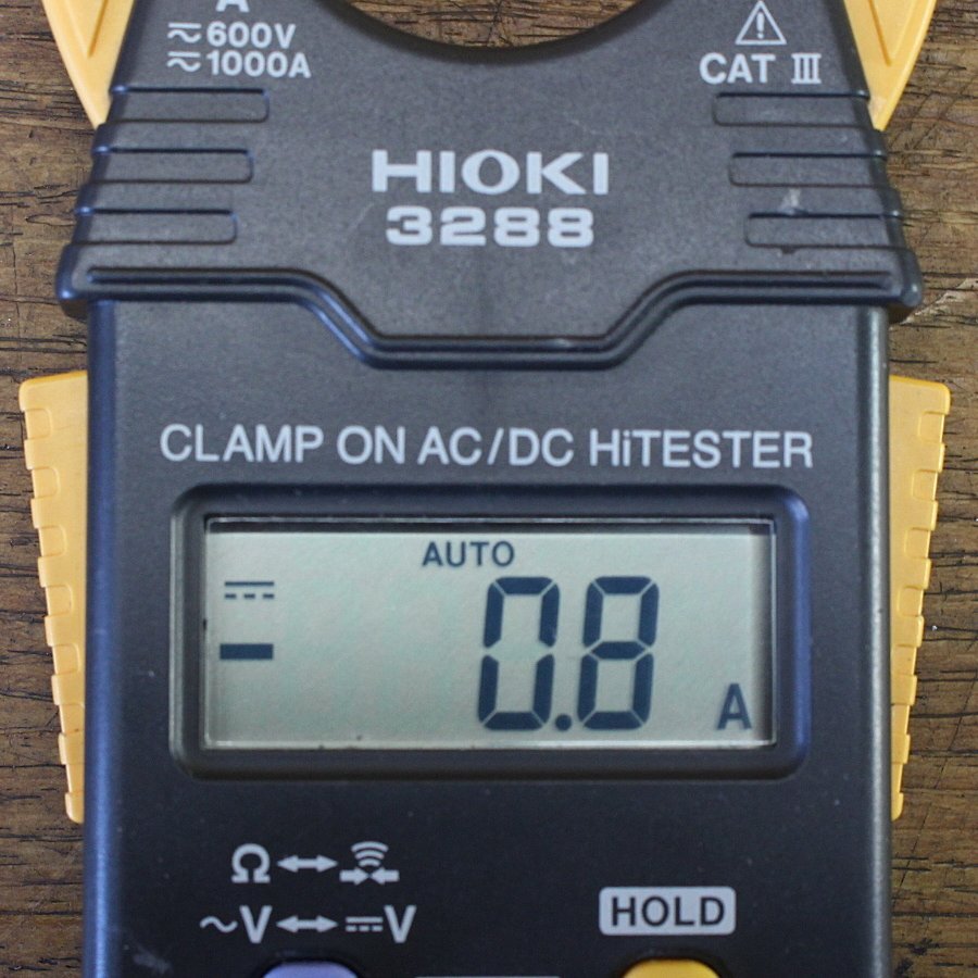 現状品)HIOKI/日置電機 3288 クランプオン AC/DC ハイテスタ 電圧計 電流計_画像3