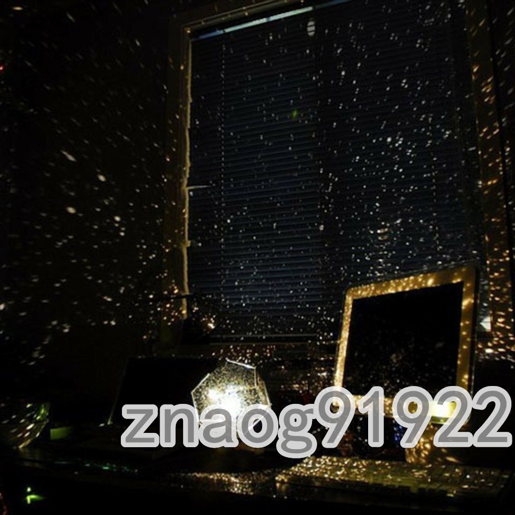 プラネタリウム LEDナイトライトランプ 星空プロジェクターホーム DIYプラネタリウム ギフト 子供用装飾 寝室リモートDJ762_画像3