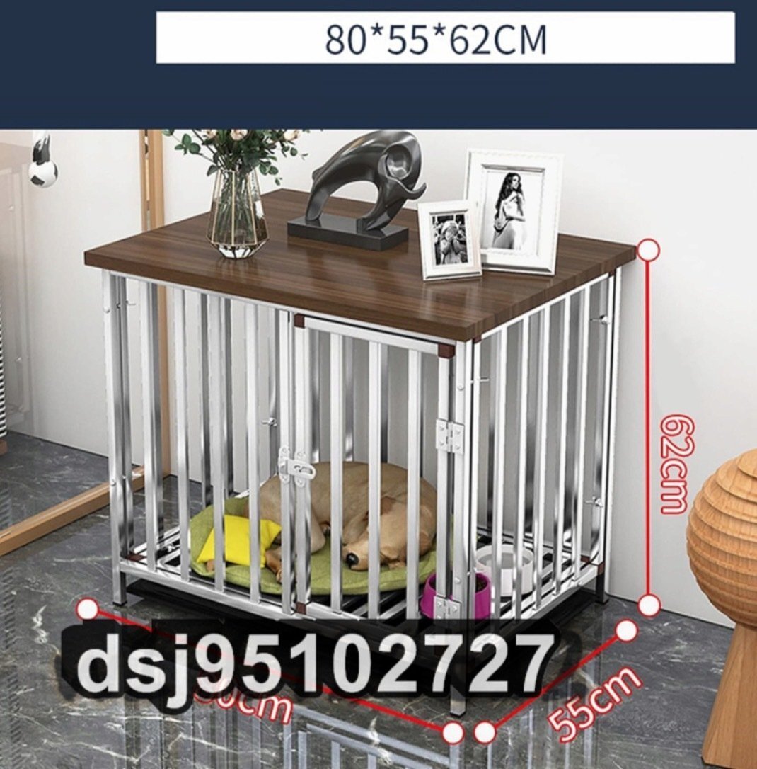 ステンレス 大型 犬 折りたたみ ケージ 室内 中型犬 小型犬の ステンレス 大型 犬 折りたたみ ケージ 室内 中型犬 小型犬の
