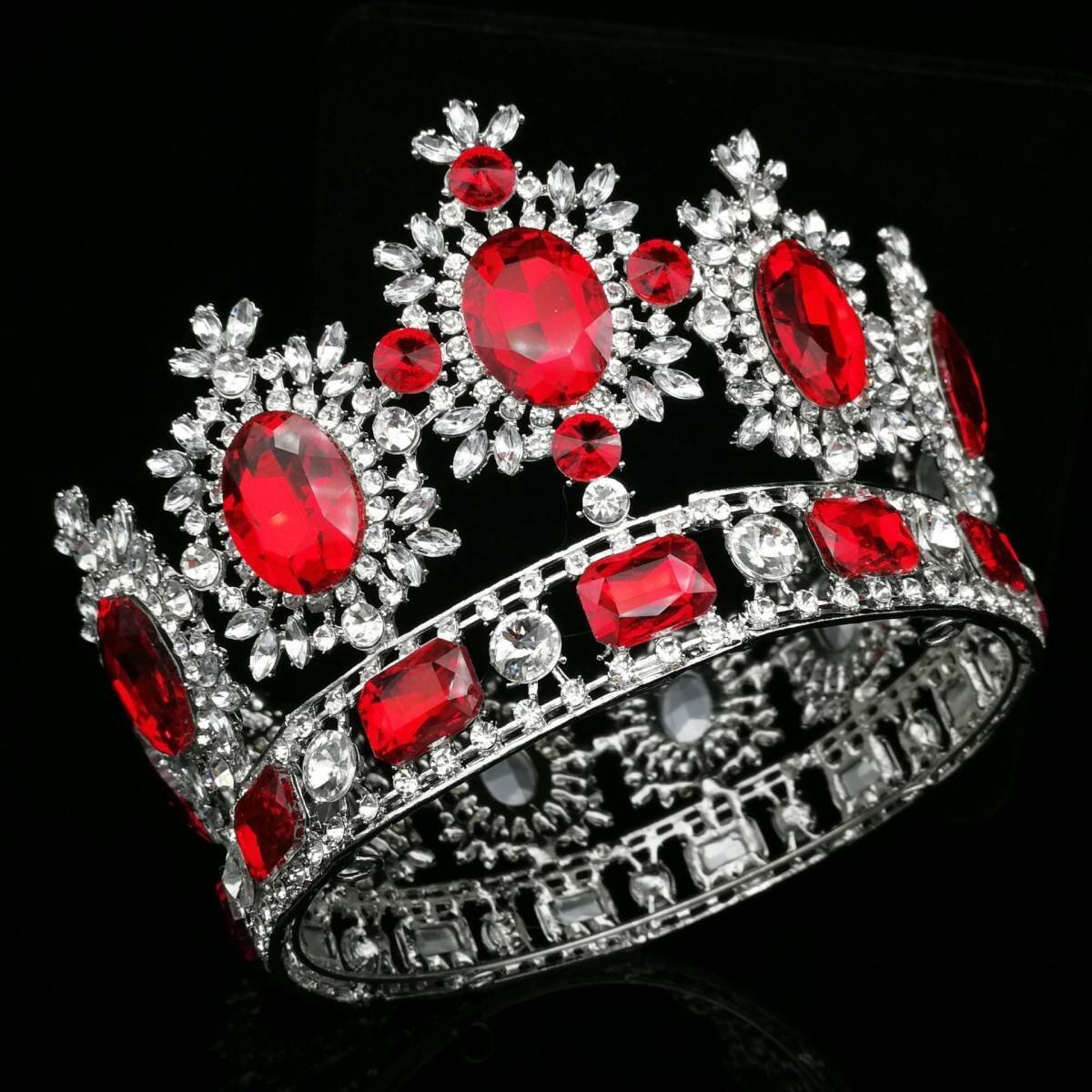  Crown wedding jewelry hair ornament .. accessory color correcting color dress wedding costume red 