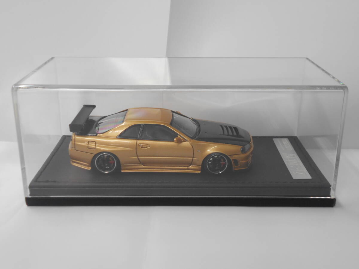 ignition model 1/43 Nismo R34 GT-R Z-tune Gold 0608 日産 ニスモ イグニッションモデル_画像3