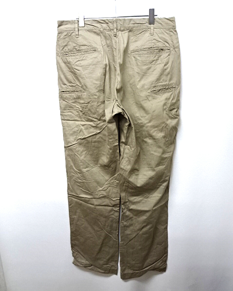 Men’s 34【Engineered Garments Pants Beige エンジニアードガーメンツ パンツ USA製 ポケット コットンパンツ メンズ オールド】の画像4