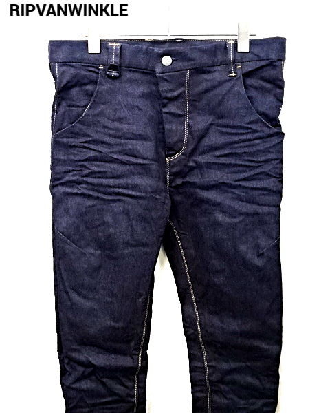 S ¥46,200【RIPVANWINKLE DENIM PANTS RB-503 INDIGO リップヴァンウィンクル 23-24AW デニムパンツ 10.8オンス ダストジーンズ型】_画像1