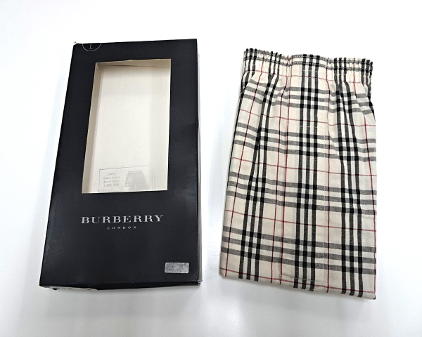 L 未使用 【BURBERRY LONDON PALE.C バーバリーロンドン トランクス ノバチェック 希少品 トランクス パンツ 下着 バーバリーチェック】_画像4