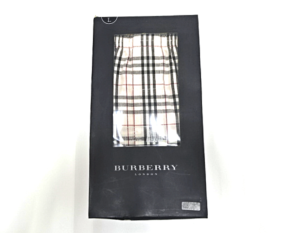 L 未使用 【BURBERRY LONDON PALE.C バーバリーロンドン トランクス ノバチェック 希少品 トランクス パンツ 下着 バーバリーチェック】_画像5