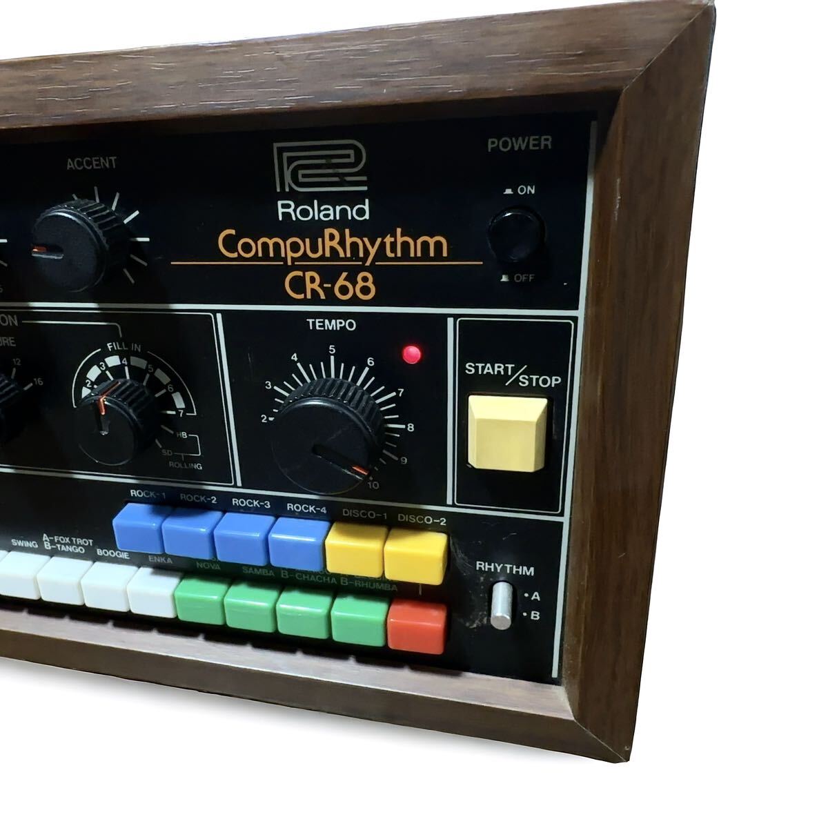  редко встречающийся   винтажный   Roland  Roland  CR-68  ритм-машина  Computer Rhythm  воспроизведение звука   проверка произведена  ...