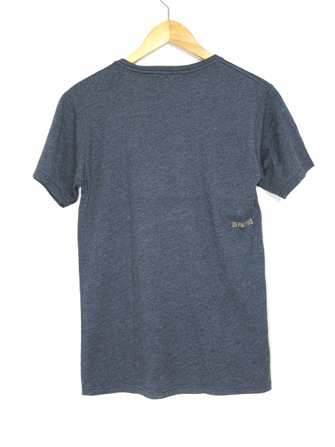 ディパクタス DEPACTUS Tシャツ カットソー 半袖 プリント ロゴ グレー size MEDIUM メンズ_画像2