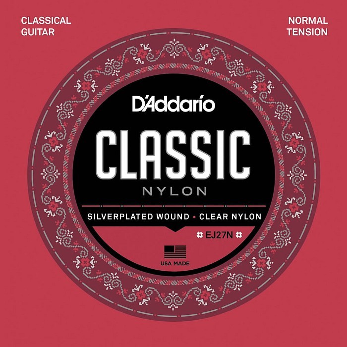 D'Addario EJ27N Student Classics Silver/Clear Normal ダダリオ クラシック弦_画像1