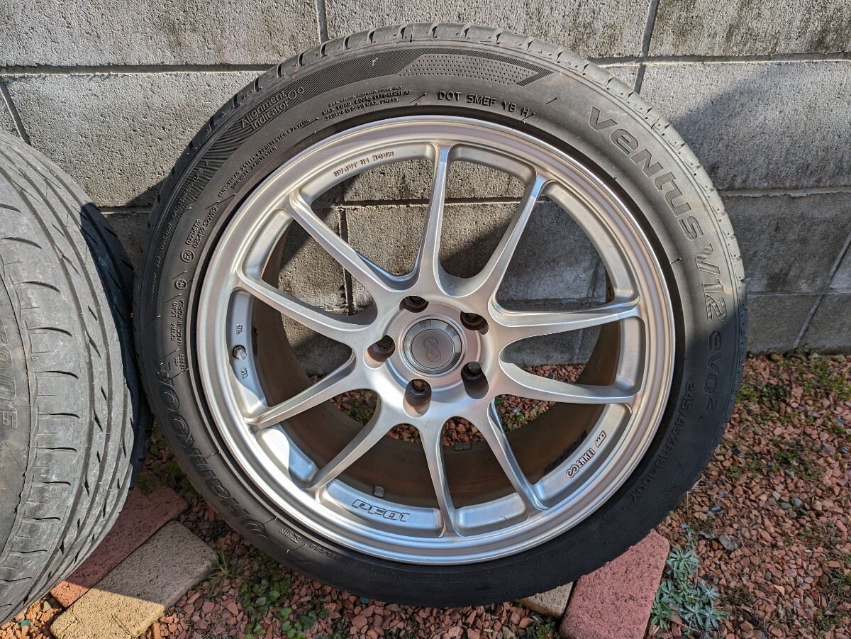 エンケイ ENKEI PF-01 美品 18インチ 18x9.0J+45の画像2