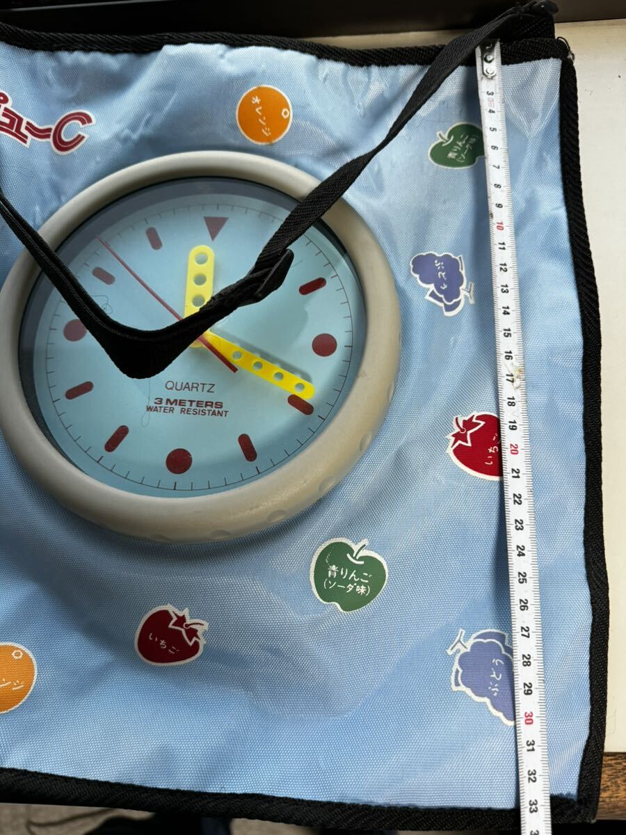 時計 昭和レトロ かわいい カバン ジューＣ当選品 時計付きカバン 非売品の画像7