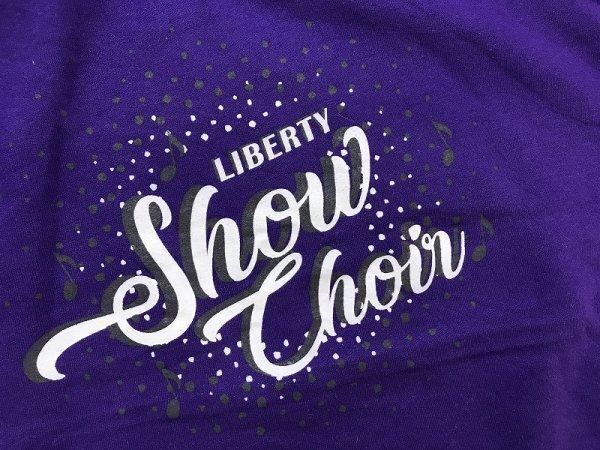 GILDAN メンズ liberty show Choir 裏起毛 スウェットトレーナー L 紫_画像3