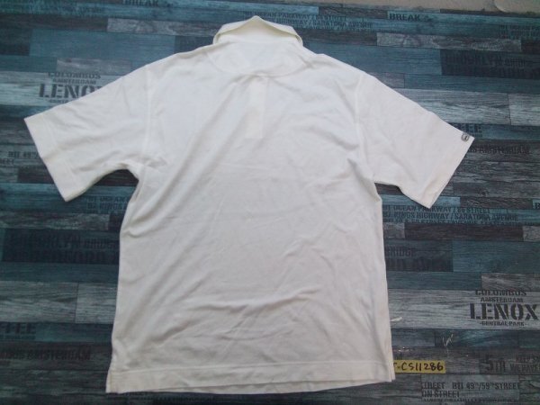 CUTTER&BUCK カッター＆バック メンズ ゴルフ 半袖ポロシャツ M 白の画像3