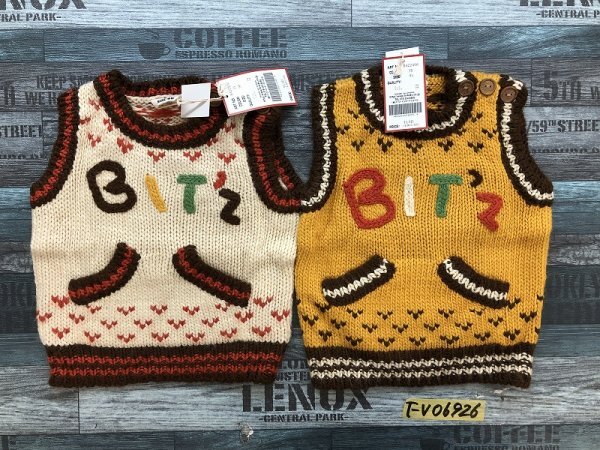 с биркой новый товар!BIT*Z Kids вязаный свитер лучший с логотипом 2 позиций комплект 90*95 размер цвет отличается 