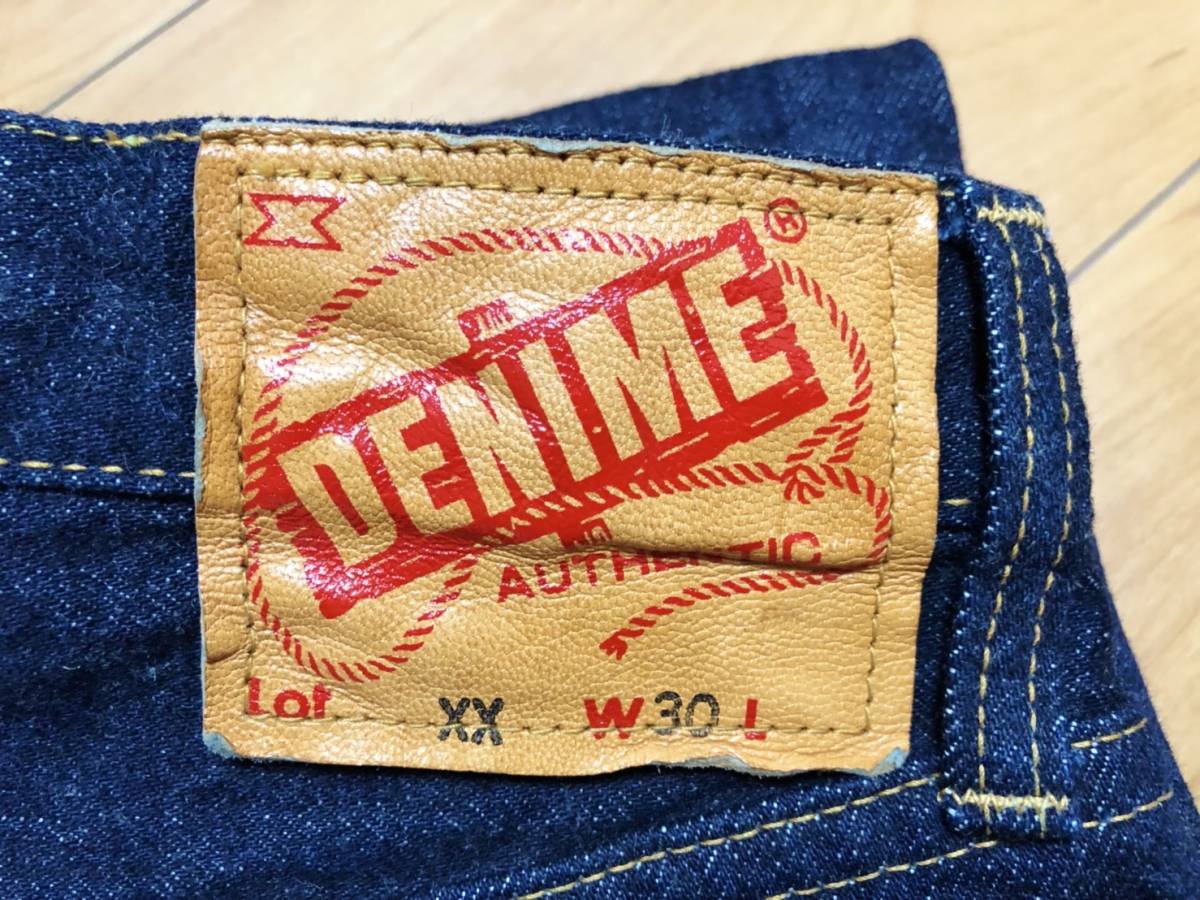 DENIME／ドゥニーム 501XX革パッチモデル W30 現行品_画像1