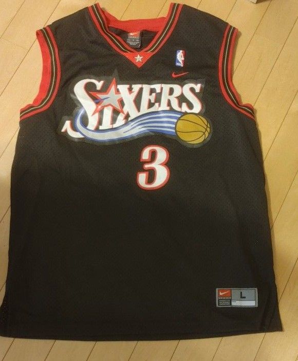 NBA ユニフォーム ジャージ IVERSON シクサーズLサイズ