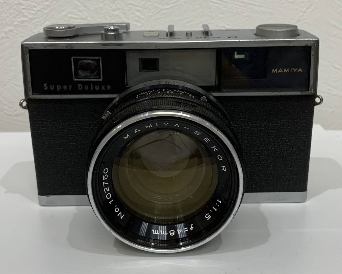 1円～ MAMIYA マミヤ SuperDeluxe スーパーデラックス 1:1.5 F=48mm レンジファインダー コレクションの画像1