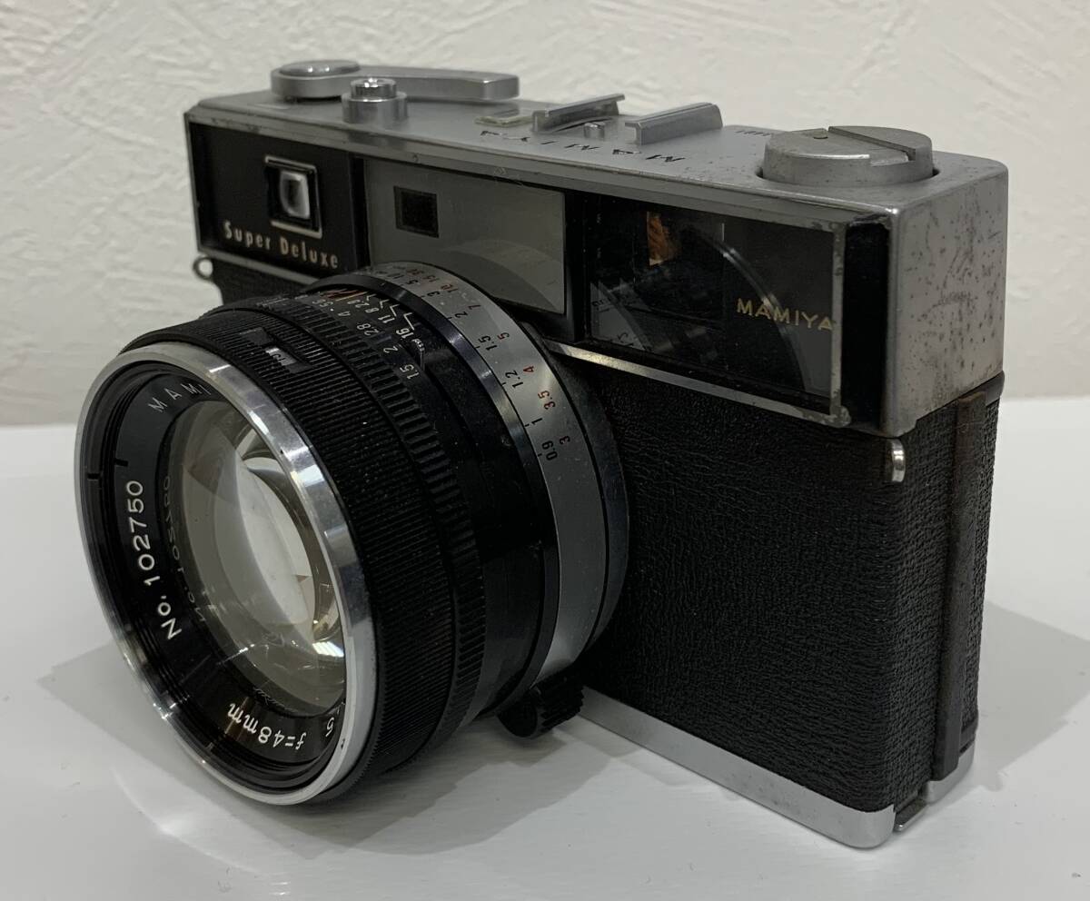 1円～ MAMIYA マミヤ SuperDeluxe スーパーデラックス 1:1.5 F=48mm レンジファインダー コレクションの画像3