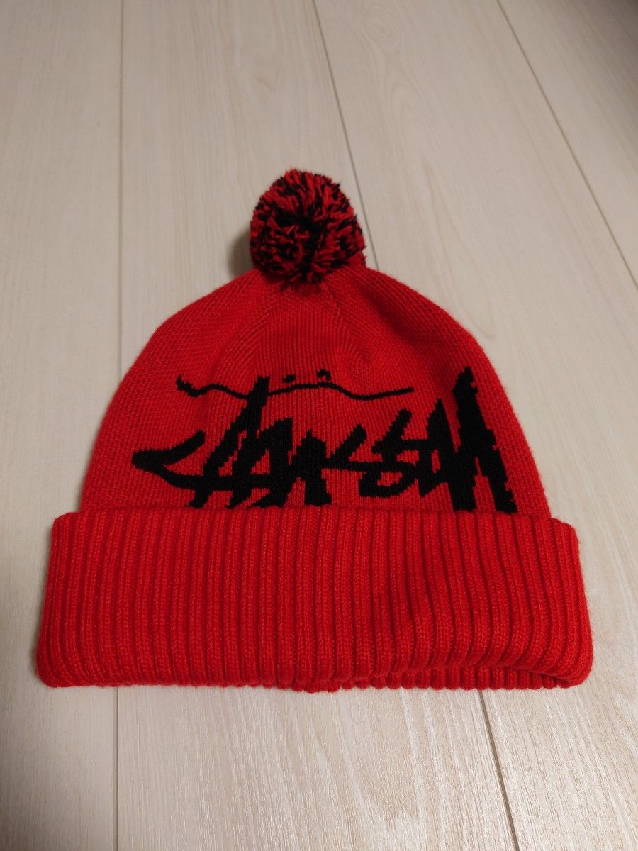 STUSSY　ニット帽　ほぼ試着のみ　スチューシー