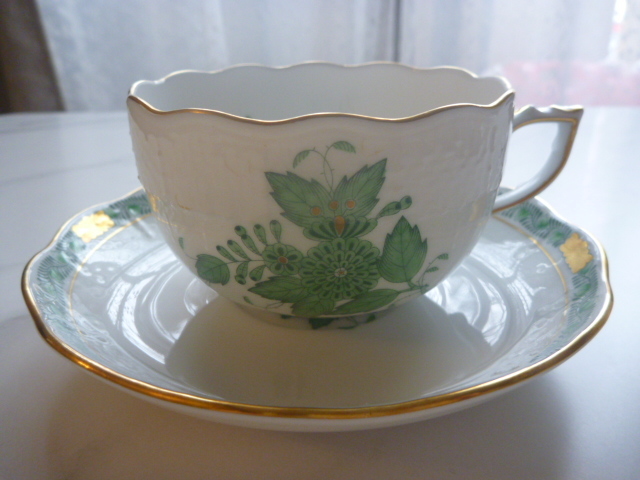  ヘレンド インドの華 カップ＆ソーサー 食器 ティーカップ アンティーク 中古の画像1