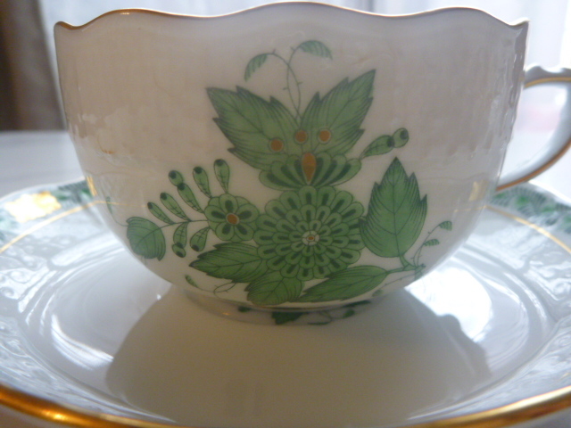  ヘレンド インドの華 カップ＆ソーサー 食器 ティーカップ アンティーク 中古の画像2