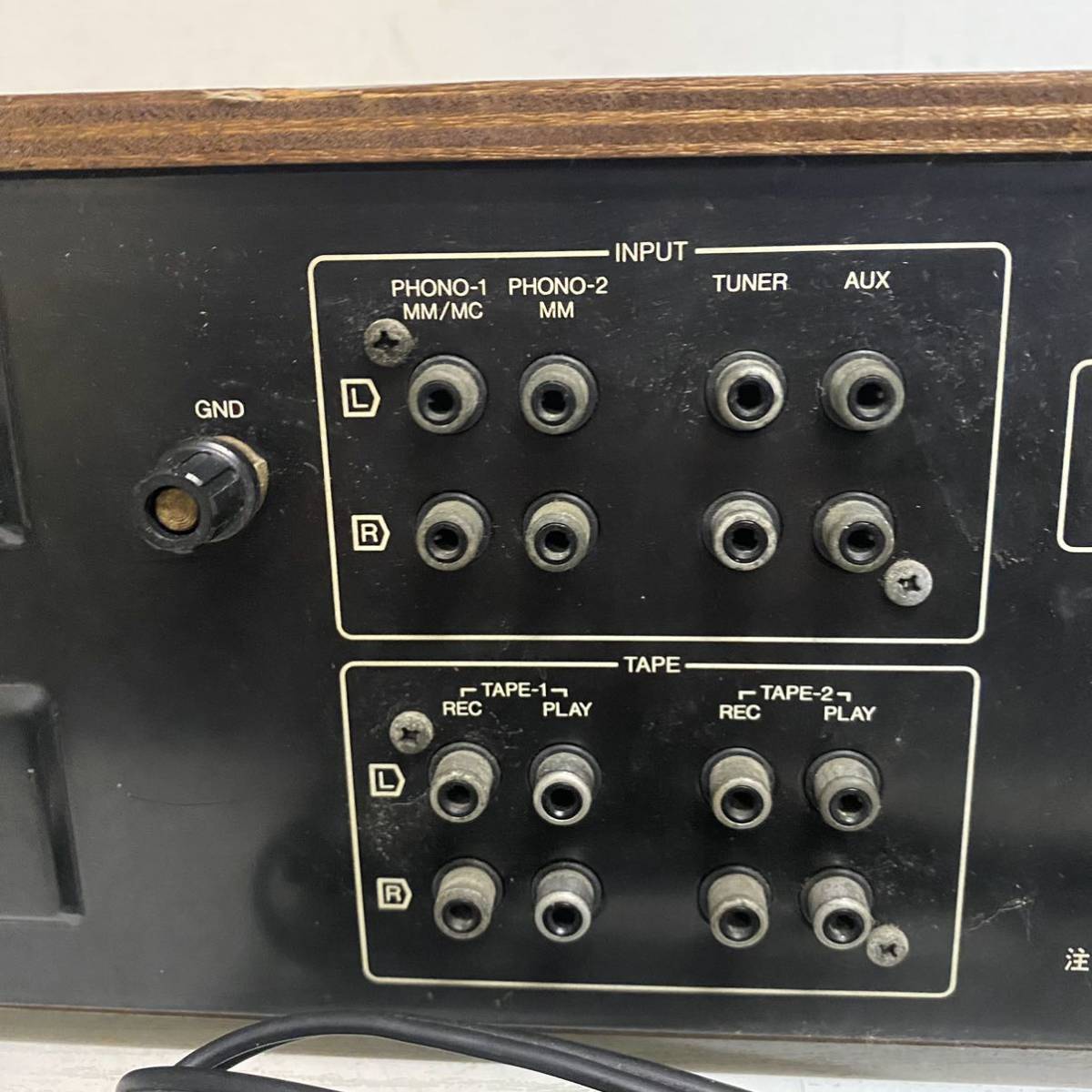 SANSUI プリメインアンプ AU-D607F サンスイ オーディオ機器 現状品_画像7