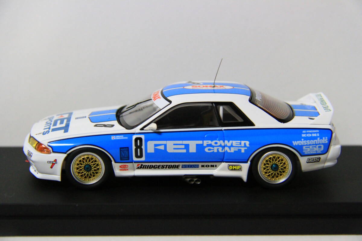** rare 1/43 FET SPORTS GT-R(R32) 1993 JTC[#8]**hpi_racing**