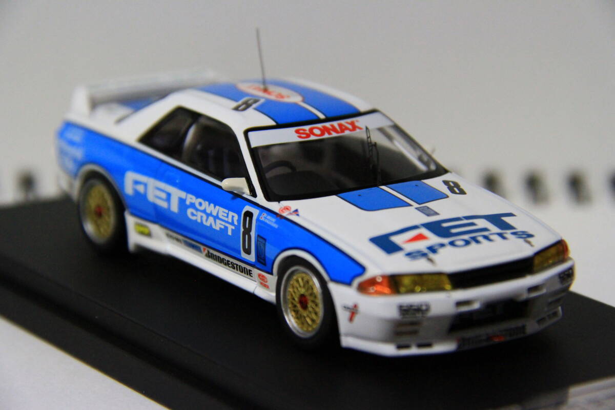 ** rare 1/43 FET SPORTS GT-R(R32) 1993 JTC[#8]**hpi_racing**
