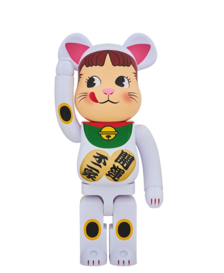 不二家のBE@RBRICK第11弾！ 2016年11月発売予定 BE@RBRICK 招き猫ペコちゃん 1000％_画像1