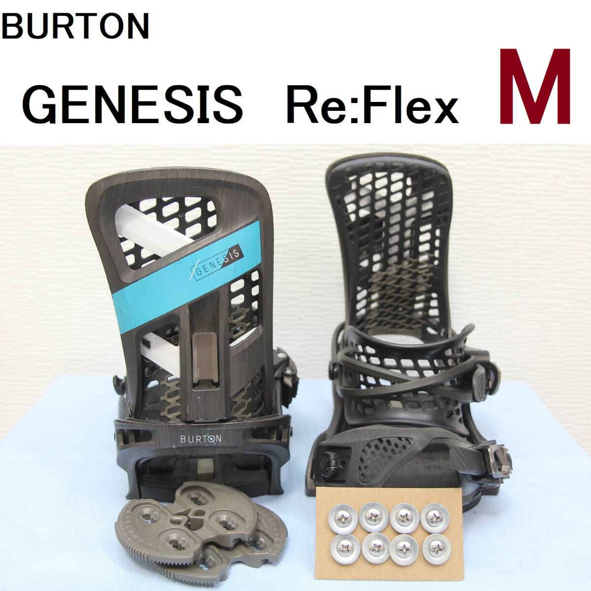 【M】GENESIS ジェネシス バートン DT BURTON Re:Flex リフレックス メンズ バインディング ビンディング CARTEL MALAVITA MISSION 240306_画像1