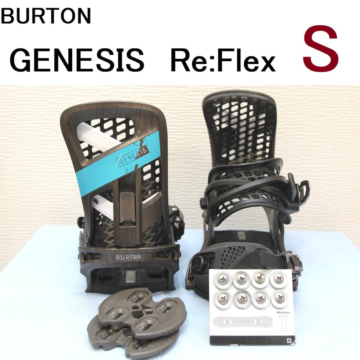 【S】GENESIS ジェネシス バートン DT BURTON Re:Flex リフレックス メンズ バインディング ビンディング CARTEL MALAVITA MISSION 240316の画像1