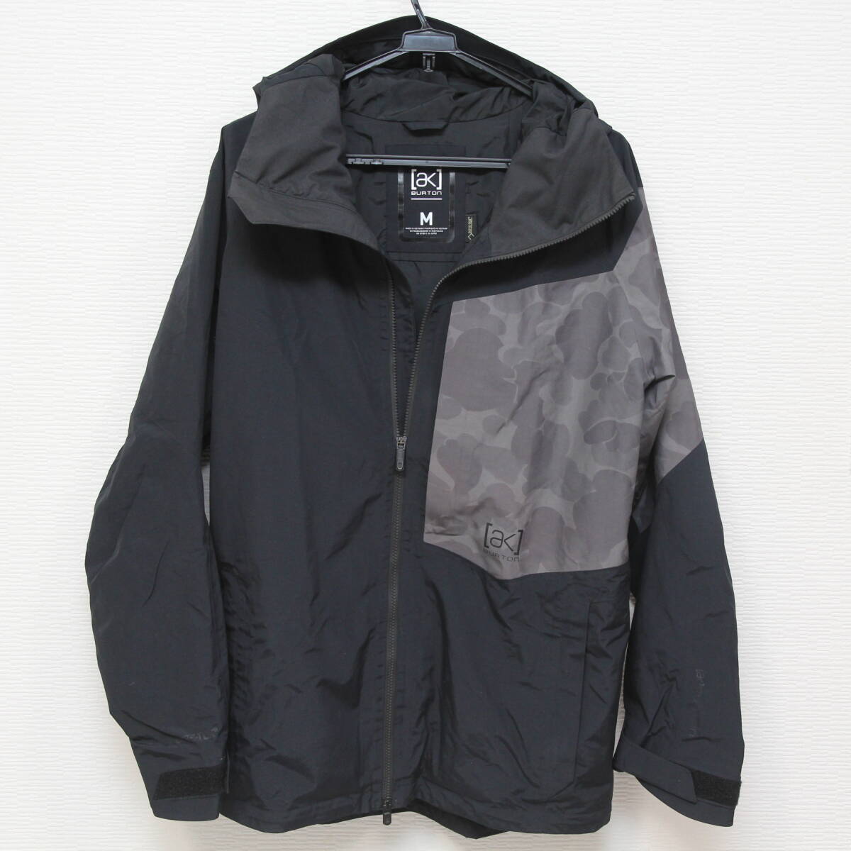 【us M】【jp L】ak BOOM JACKET バートン ジャケット BURTON Men's GORE-TEX ゴアテックス スノボ スノーボード ウェア JK 黒 240329_画像1